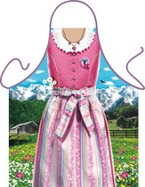 Benza Schort Bavarian Frau Traditional (Lederhose) - Sexy/Leuke/Grappige/Tiroler Keukenschort