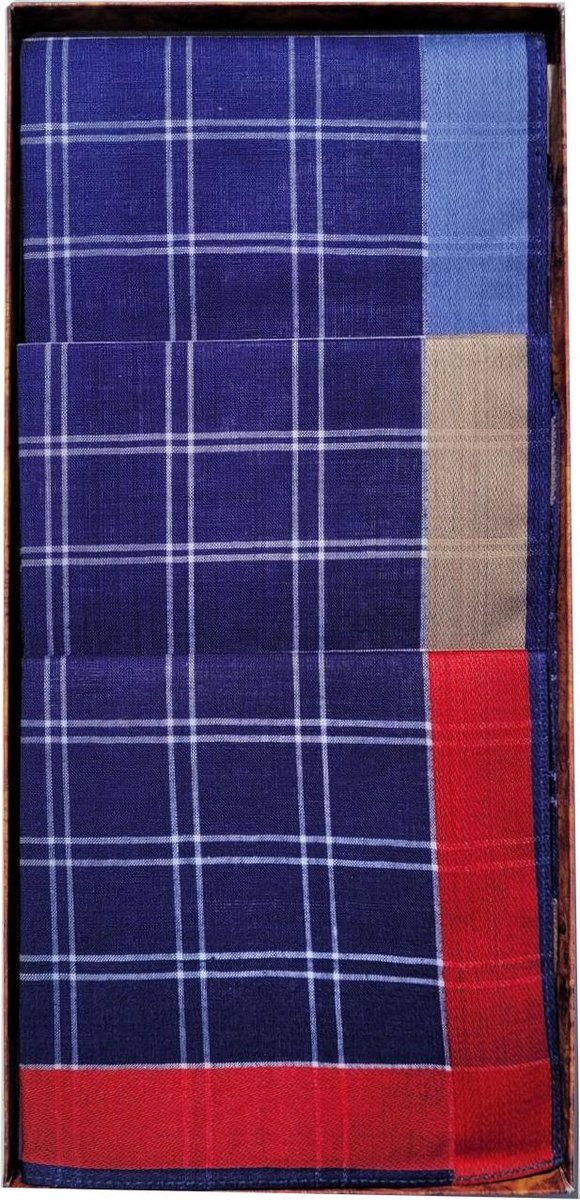 Goedkoopste Soft King – Zakdoeken – Zakdoeken heren – 3 stuks – Zakdoeken katoen – Model B