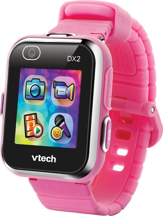 VTech KidiZoom Smartwatch DX2 - Kinderhorloge Digitaal Meisje - Educatief Horloge - Vanaf 5 tot 13 Jaar - Roze - VTech