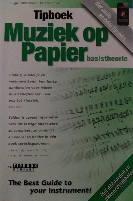 Tipboek  -   Muziek op papier