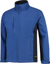 Tricorp Soft Shell Jack Bi-Color - Workwear - 402002 - Royalblauw-Navy - maat L