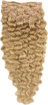Remy Human Hair extensions wavy 22 - blond 27#