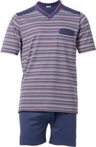 Gentlemen heren shortama - Katoen - 4182 - DarkBlue  - V-hals  - 3XL