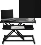 Hoog laag bureau - Zit sta computertafel - In hoogte verstelbaar bureau - bureauverhoger