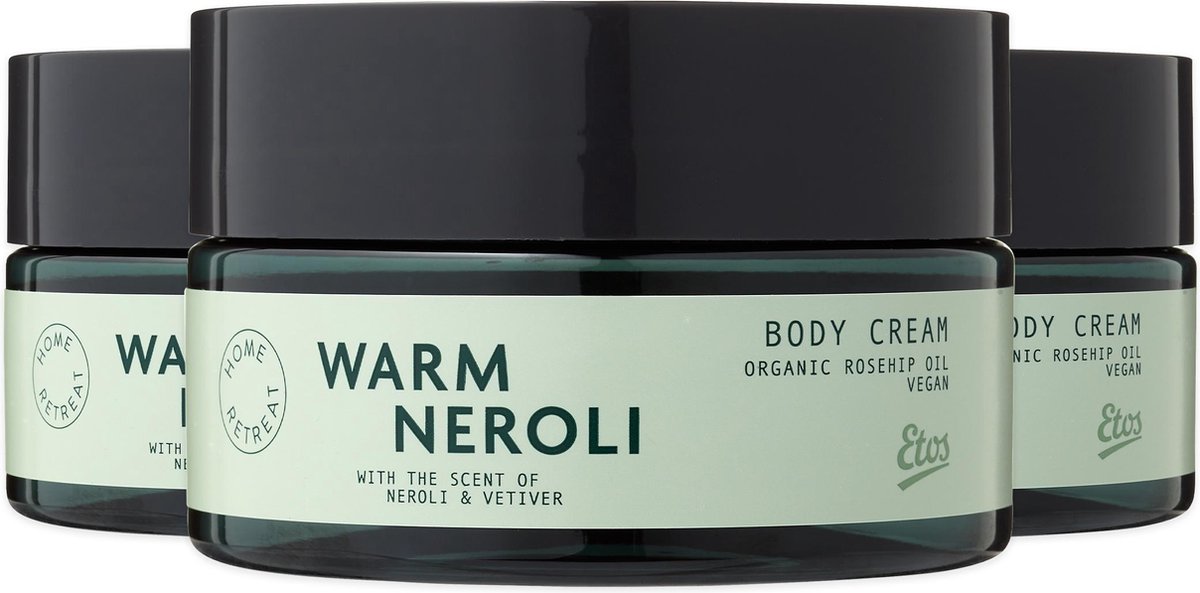 Etos Home Retreat Warm Neroli Body Crème - 3 x200 ml