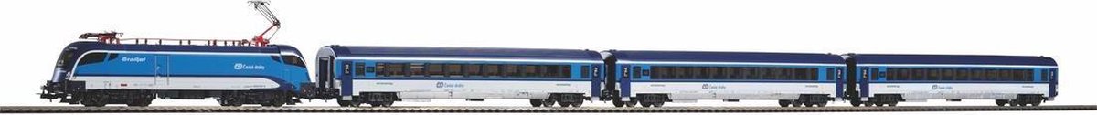 Piko H0 Startset - Rail Jet CD Locomotief + 3 personenrijtuigen (57179) - Piko