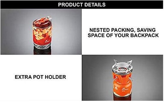 Fire-maple Kooktoestel Star X2 Compact Volume 1 Liter Oranje van Merkloos — afbeelding 5