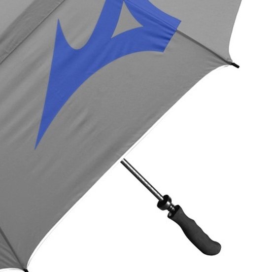 Mizuno Tour 55 inch Twin Canopy Staff Golfparaplu - Grijs Blauw — afbeelding 5