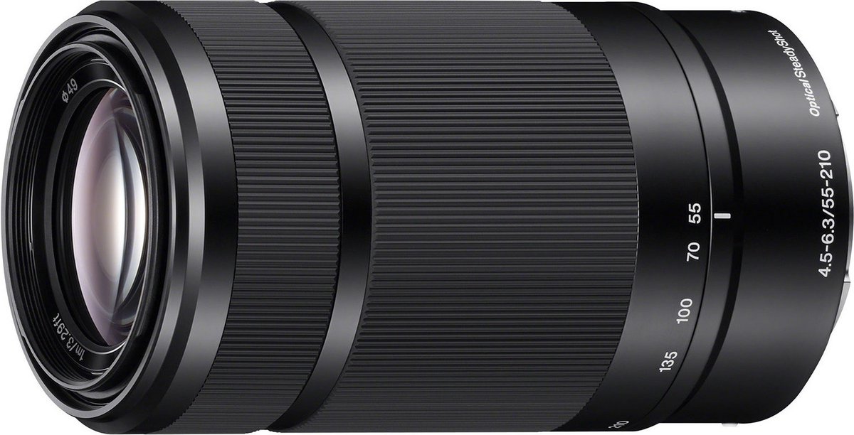Sony E 55-210mm f/4.5-6.3 OSS Zwart