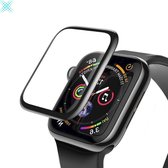 MY PROTECT® Apple Watch Series 1/2/3 42mm Screenprotector - Full Cover Tempered Glass 3D Edge Curved Screen Protector Hoes Voor Apple Watch iWatch