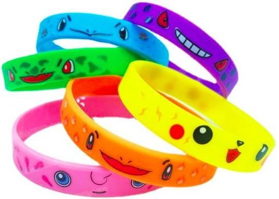 ProductGoods - 6 bracelets Pokémon Go en gel - Set de 6 pièces - Bracelet  en... | bol.com