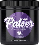 Patser Pre-Workout - 300 gram - Blueberry- 30 doseringen