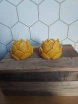 Bijenwas kaars lotus