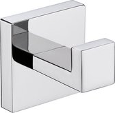 QUALIS - Handdoek haak - HAMO LUX - chroom - vierkant