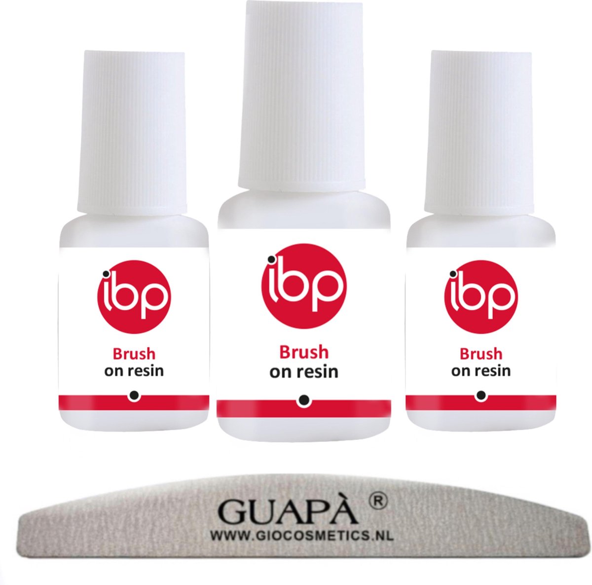 GUAPÀ® Nagellijm 3 x 5 ml | Nepnagels | Nageltips | Plaknagels | Nail Art | Professionele Kwaliteit