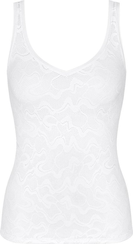 Sloggi Women GO Allround Lace Shirt 01 (1-pack) - dames singlet - wit - Maat: One size