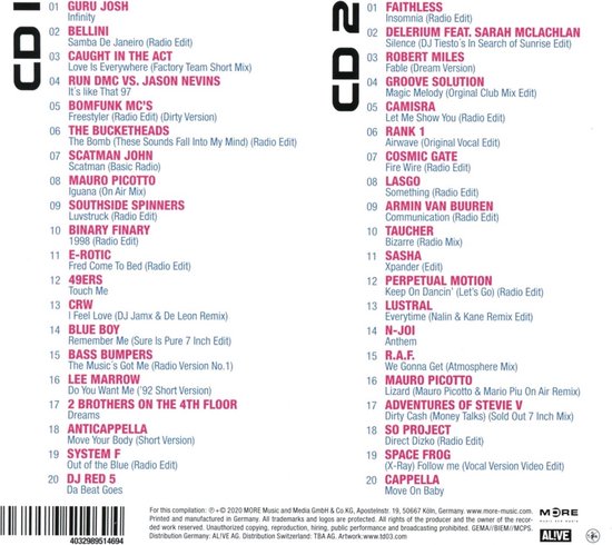 Various Artists - 90's Club Mix Vol.3 - The Ultimative Rave & Techno (2 ...