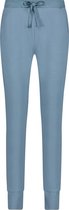 CYELL SOLIDS Dames Lange Pyjamabroek - Uni Coastal Cloud - Maat 44