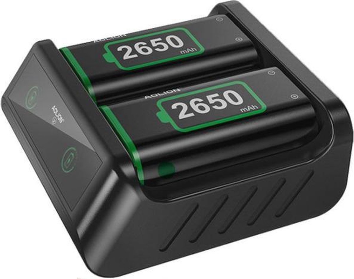 Controller Batterij 2 Stuks + Oplader Accu Set met Oplader geschikt voor Xbox Series X (S) / One (S) Controller - Battery Pack Charger – foto 6