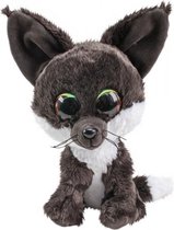 knuffel Lumo Fox Noki zwart 15 cm