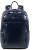 Piquadro Blue Square Big Size Computer 15.6" Backpack With iPad Pro 9.7" / iPad 11" Night Blue