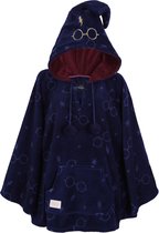 Marineblauwe poncho HARRY POTTER MAAT XXS