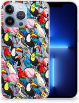 Leuk TPU Backcase Apple iPhone 13 Pro Telefoon Hoesje Birds