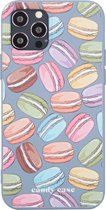 Candy Macaron lila iPhone hoesje - iPhone 12 / iPhone 12 pro