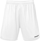 Masita | Sportbroek Heren & Dames - Short Performance - 5cm langer dan regulier - zonder binnenslip - Mesh inzetten - WHITE - XL
