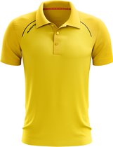 Masita | Polo Shirt Heren - Sportpolo - Korte Mouw - Padel Tennis Polo - Comfortabele & Stijlvol - Teamlijn Supreme - YELLOW - XL