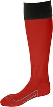Masita | Kousen Chelsea Tweekleurige Sportsokken Vlakke Naden bij Tenen - RED/BLACK - 41-44