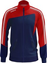 Masita | Trainingsjack Heren - Forza trainingsvest - Ademend en Licht Sportvest - NAVY BLUE/RED - XXXL