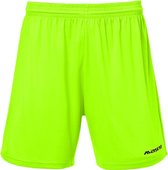 Masita | Sportbroek Dames & Heren Short Lima Sportbroek kort zonder binnenslip Sportshort - 100% Polyester Soepele Stof Vochtregulerend - Neon Groen - 140