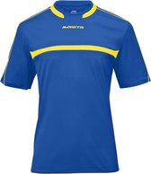 Masita | Sportshirt Dames & Heren Korte Mouw - Brasil - Sneldrogende Climatech - ROYAL BLUE/YELL - 164