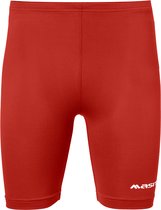 Masita | Slidingbroek Voetbal Heren & Dames - Slidingshort - Tight - Dry-Comfort Ademend Vochtregulerend - RED - XXL