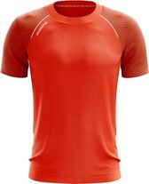 Masita | Sportshirt Heren Korte Mouw Licht Elastisch Ademend - Voetbalshirt Teamlijn Supreme - ORANGE - L