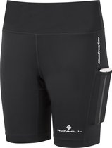 Ronhill - Dames running tech revive stretch short/ korte tight - zwart - maat: XL