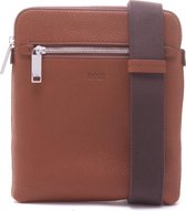 BOSS Crosstown Heren Crossbody tas Leer - bruin