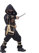 WiseGoods Luxe Ninja Kostuum - Verkleedpak - Carnaval - Carnavalskleding Kinderen - Halloween - Kinderkleding Jongens - 104/110