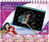 kleurboek Disney Princess meisjes 23,5 cm roze 24-delig