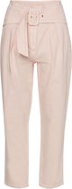 zoe karssen - dames -  nella denim spijkerbroek met riem -  dirty pink - m