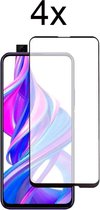 Huawei P40 Lite Screenprotector - Beschermglas Huawei P40 Lite Screen Protector Glas - Full cover - 4 stuks