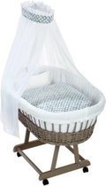 Alvi ® Wieg Birthe compleet - Taupe - Mozaïek