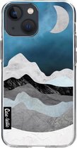 Casetastic Apple iPhone 13 mini Hoesje - Softcover Hoesje met Design - Mountain Night Print