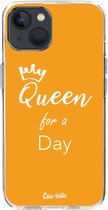 Casetastic Apple iPhone 13 Hoesje - Softcover Hoesje met Design - Queen for a day Print