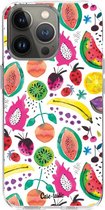 Casetastic Apple iPhone 13 Pro Hoesje - Softcover Hoesje met Design - Tropical Fruits Print