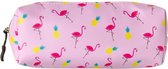 etui flamingo 19 cm roze