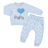 babykledingset/I love papa/2-delig