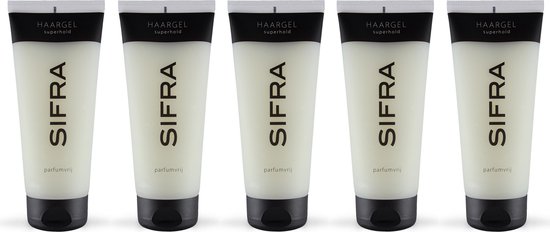 SIFRA Haargel superhold parfumvrij -5 stuks