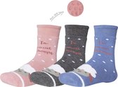 iN ControL 3pack thermo socks met antislip - Maat 27-30